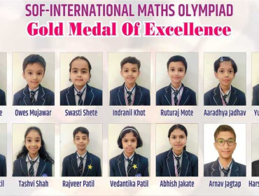 SOF International Maths Olympiad - Gold Medal of Excellence