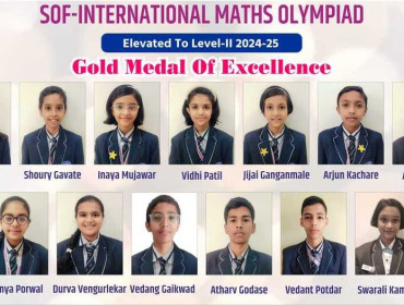 SOF International Maths Olympiad (Level II) - Gold Medal of Excellence